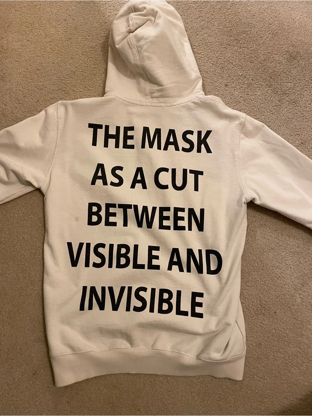 Gucci Cream and Black Cat Logo Hoodie